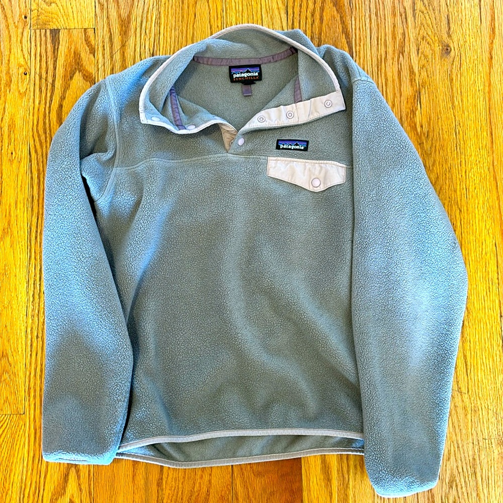 Patagonia Synchilla lightweight snap T fleece pullover (M)